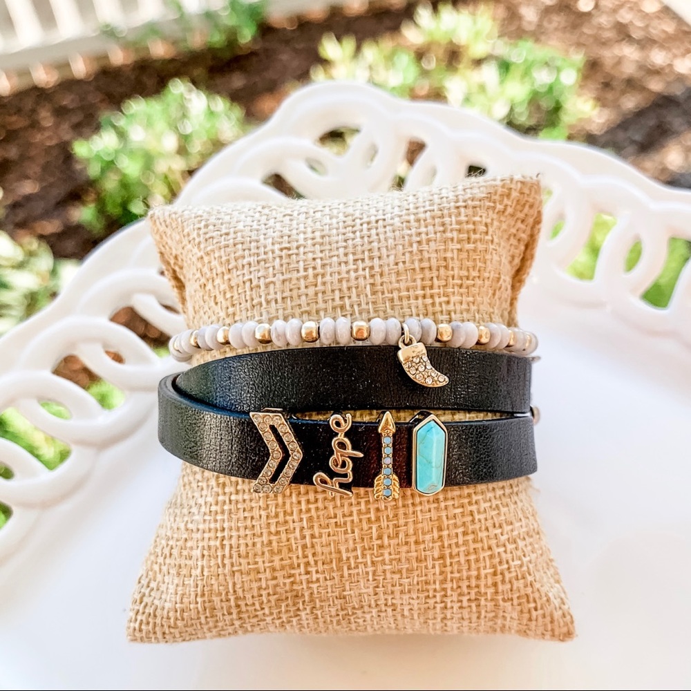 KEEP Collective // Stella & Dot bracelet set